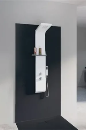Acheter En Ligne Colonne de douche Aquamoon thermostatique Blanc