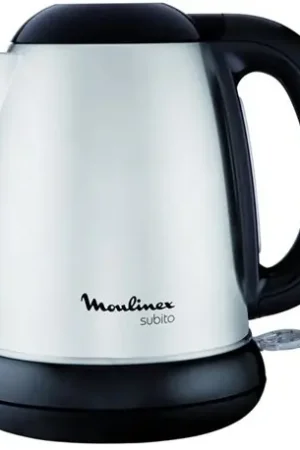 Bouilloire 1,7 L Subito BY540D10 2400 Watts noire et inox Offre Limitée