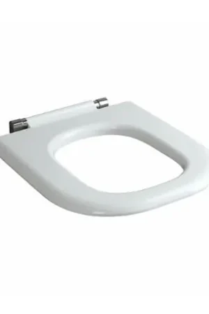 Abattant WC Renova Comfort Blanc , adapté PMR, fixation dessous Certifié