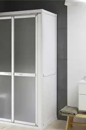 Achat Immédiat Cabine de douche Access Option FH 90x90 cm receveur Braddan à pompe