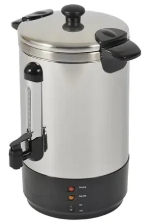Offre Spéciale Percolateur à café professionnel ZJ150 à filtre inox brossé et noir