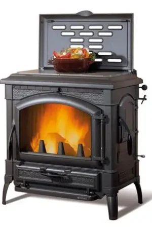 Acheter Direct Poêle à bois Isetta ISOTTACONCERCHIEVO 11,9 kWatts Noir