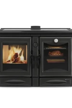 Cuisinière à bois Alaska noire ALASKA NOIRE 12 kWatts noir Prix Cassé