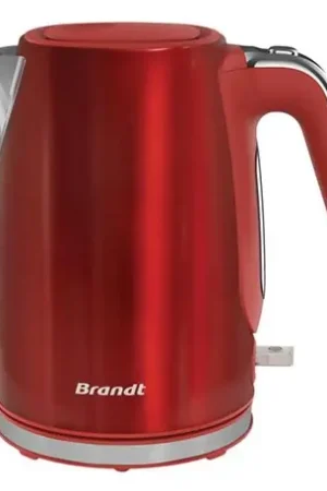 Bouilloire 1,7 L BO1703R 2200 Watts rouge inox Achat Immédiat