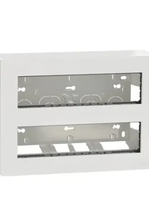 Acheter Direct Boîte de concentration saillie complète Unica NU121020 Blanc antibactérien 2 rangs de 10 modules