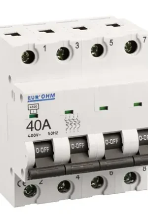 Acheter En Ligne Disjoncteur Tétrapolaire 4 modules 40A