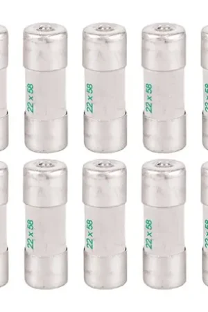 Acheter En Ligne Lot de 10 Fusibles industriels Type aM 22x58 mm avec percuteur 50A