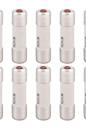 Acheter En Ligne Lot de 10 Fusibles industriels Type gG 10,3x38 mm avec voyant 32A