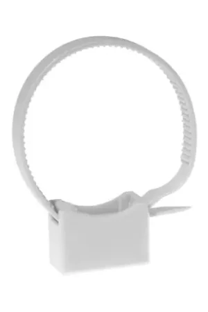 Authentique Lot de 100 colliers avec embases Pour câbles ou tubes Ø10 à 35 mm