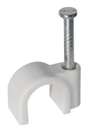 Achat Immédiat Lot de 100 attaches pontets Mono-diamètre gris Ø6 mm
