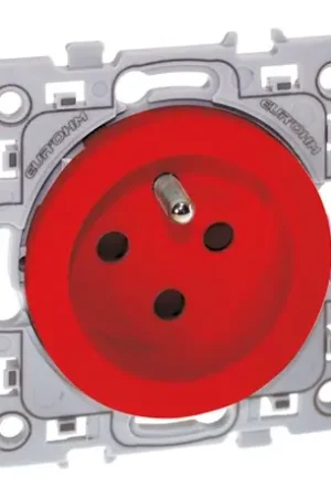 Achat Immédiat Prise 16A Courant fort 2P+T détrompée rouge