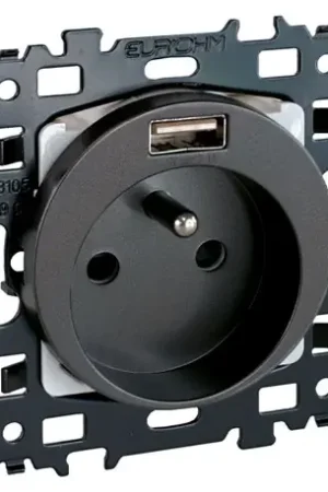 Acheter Direct Prise 16A Combinée 2P+T USB type A Vulcain