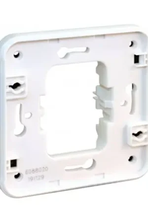 Vente Directe Cadre support Simple pour interrupteurs/prises Blanc