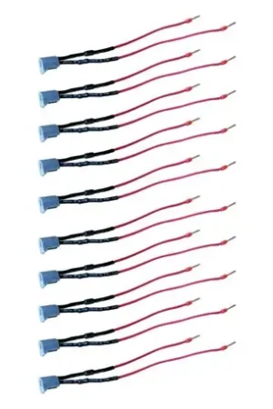 Acheter Direct Lot de 10 Voyants seul Rouge pour va et vient ou poussoir lumineux