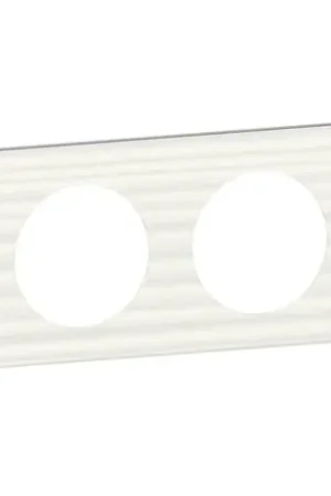 Vente Flash Plaque de finition Céliane plastique 2 postes corian cannelé 069012