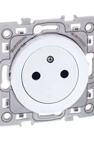 Usine Directe Lot de 50 Prises 2P+T affleurante Blanc