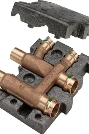 Super Prix Raccord croix de passage bronze mâle-femelle Sanpress avec SC-Contur Ø22x10x22 - Réf : 364298