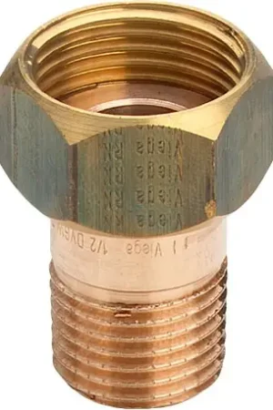 Vente Directe Raccord à écrou libre bronze 3/8"x1/2" - Réf : 320225