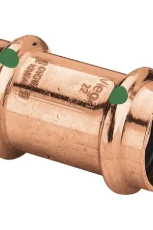 Authentique Manchon plomberie cuivre femelle-femelle Profipress avec SC-Contur Ø22 - Réf : 292683