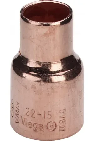 Lot de 10 manchons plomberie réduits cuivre femelle-femelle Ø15x10 mm- Réf : 110154 Commander Maintenant