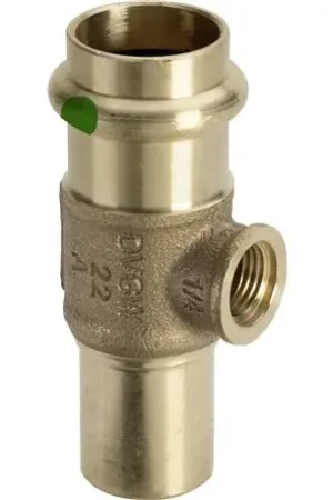 Achat Immédiat Té plomberie G1/4 15 bronze Sanpress avec embout mâle avec SC-Contur - Réf : 705596