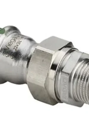Top Vente Lot de 5 Raccords filetés de transition mâle-femelle Sanpress Inox avec SC-Contur Filetage R - Réf : 438333