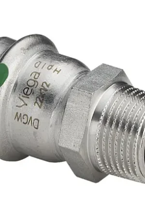 Expédition Rapide Lot de 5 Pièces de transition Sanpress Inox avec SC-Contur 3/4" - Ø15 - Réf : 436452