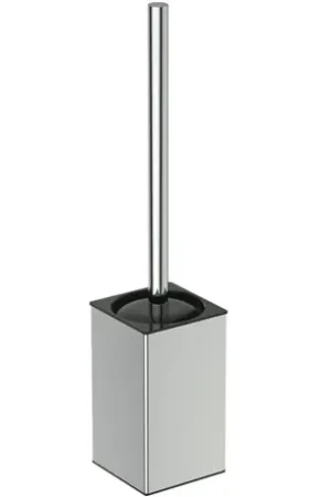 Vente Directe Porte-brosse et brosse WC Chromé Design Carré E2195AA
