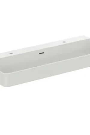 Lavabo Conca 120x45 cm version rectifiée pour pose sur plan T383901 Meilleur Choix