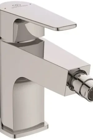 Achat Immédiat Robinet bidet Cerafine D avec tirette et vidage bonde polypropylène BC492AA