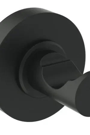 Vente Flash Patère murale Noir Mat Design rond A9115XG