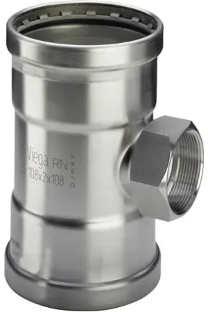 Té plomberie Sanpress InoxxL avec SC-Contur Ø64x3/4"x64 - Réf : 578145 Vente Directe