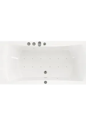 Vente Flash Baignoire balneo Concerto air hôtel 190x90 cm, tête à droite