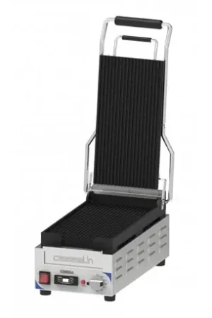 Affaire À Saisir Grill panini compact premium plaques rainurées CGPRRXSPT 2400 Watts inox et noir, avec minuteur