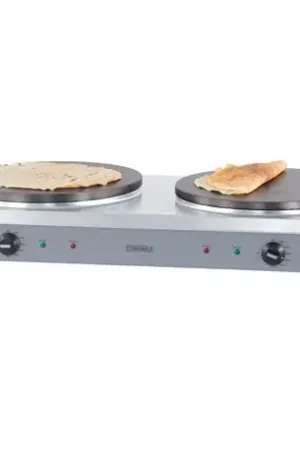 Crêpière double ronde CCD40E Ø400 mm 2700 Watts Haute Qualité