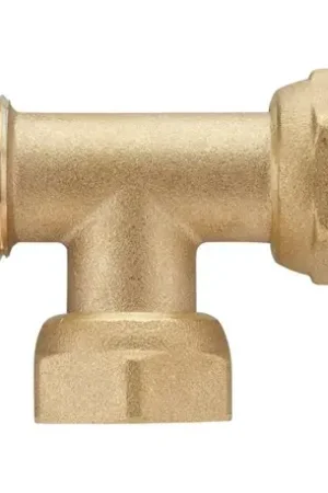 Lot de 10 tés écrou libre Ø mâle 3/8" écrou 3/8" mâle 3/8" - Réf : 01770 Affaire À Saisir