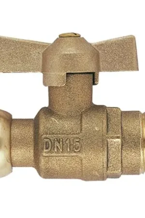 Promotion Saisonnière Lot de 10 robinets 1/4 tour droit Ø mâle 1/2" - Réf : 05892