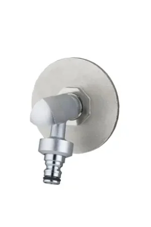 Top Vente Raccord droit R-Fix extérieur confort nickelé pack avec robinet design Ø 12 à glissement - Réf : 07783