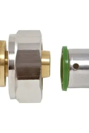 Acheter En Ligne Lot de 10 raccords à sertir union eurocône 3/4" nickelé Ø 12 pour radiateur - Réf : 17035