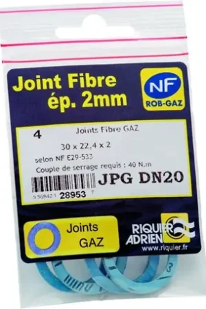Lot de 4 Joints plats gaz sachet anti-uv Ø 30x22,4x2 - Réf : 28953 Haute Qualité
