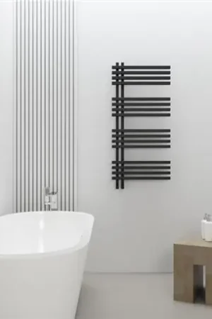 Soldes Sèche serviette électrique HRDZ 50/80 Noir 400 Watts Vertical