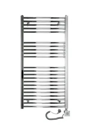Certifié Sèche serviette électrique HRC 60/120 Chrome 400 Watts Vertical