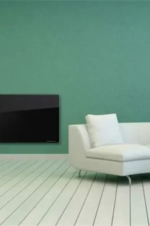 Soldes Radiateur à inertie Design-B 950 RF Noir 1000 Watts Horizontal - Réf : 880101954