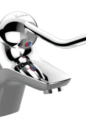 Acheter Direct Mitigeur lavabo Okyris Blue Clinic tirette et vidage bonde métal D2449AA
