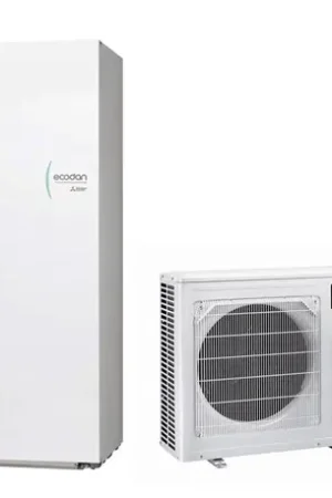 Acheter Direct Pompe à chaleur air eau Ecodan Eco Inverter+ Duo 2 zones 5 kWatts, 170 Litres Monophasé R32