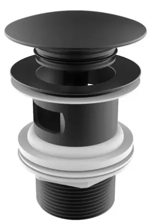 Vidage Aqua clic-clac universel clapet ø65 mm titanium black brossé Offre Spéciale