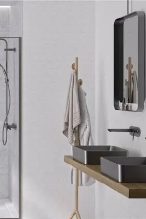 Acheter En Ligne Panneau de douche Kinewall Design 100x202 cm Faïence 3D blanc