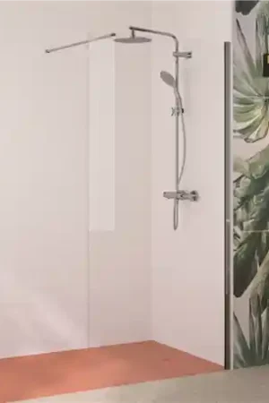 Vente Directe Paroi de douche Solo 6+ transparent 70 cm H.200 cm profilé chromé