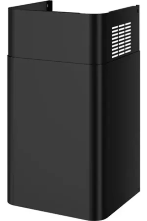 Cheminée Noir mat pour hotte Masterpiece murale 477238 Vente Flash