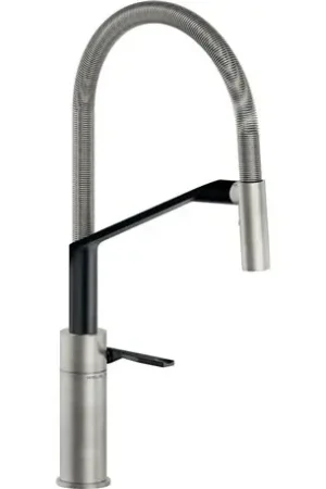 Acheter Direct Mitigeur cuisine Héron HR125300IB Inox brossé et Mora mat